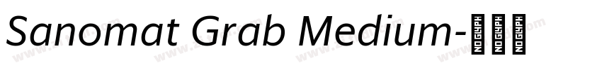 Sanomat Grab Medium字体转换